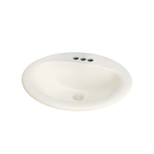 Samuel Mueller Ashland Vitreous China 20-in Drop-in Lavatory with 4-in CC Faucet Holes - SML-1554