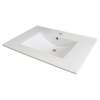 Samuel Mueller Jacob 37-in Vitreous China Vanity Top with Integrated Sink