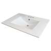 Samuel Mueller Jacob 37-in Vitreous China Vanity Top with Integrated Sink