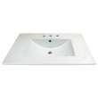 Samuel Mueller Jacob 37-in Vitreous China Vanity Top with Integrated Sink