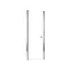 Lydia 25-in X 70-in Pivot Shower Door with 1/4-in Clear Glass and Contour Handle, Polished Chrome