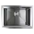 Samuel Mueller Luxura Stainless Steel 26-in Undermount Kitchen Sink