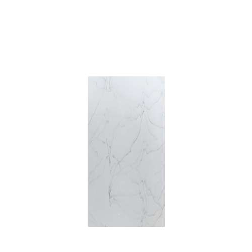 Luxura 36-in x 72-in Glue to Wall Tub Wall Panel, Palladium White