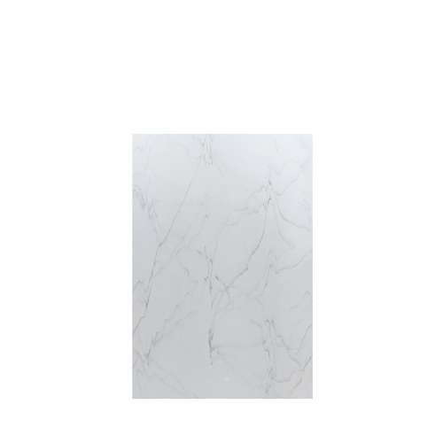 Luxura 48-in x 72-in Glue to Wall Tub Wall Panel, Palladium White