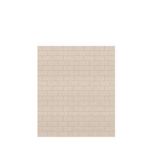 Monterey 60-in x 72-in Glue to Wall Tub Wall Panel, Butternut/Tile