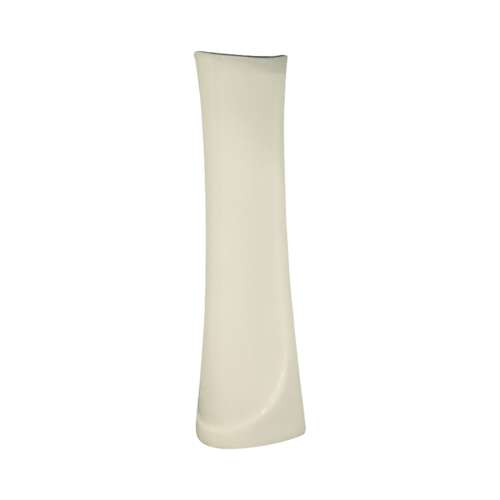 Samuel Mueller Millwood Petite Vitreous China Pedestal Leg for use with TL-1444 Lavatory Sink, in Biscuit