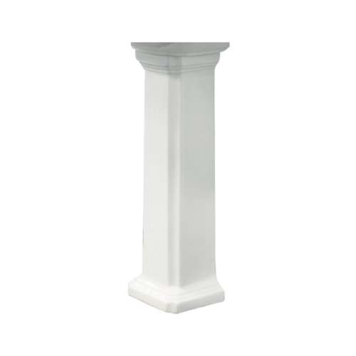 Samuel Mueller Hensley Vitreous China Pedestal Leg for use with TL-1484 Lavatory Sink, in White