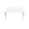 24-in W x 15.7-In H Solid Surface Stand Alone Shower Seat, in White