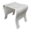 17-in W x 15.7-In H Solid Surface Stand Alone Shower Seat, in White