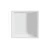 14-in x 14-in Monterey Solid Surface Storage Pod, White