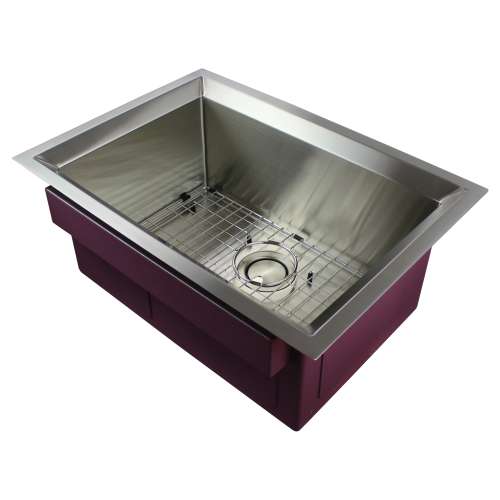 Samuel Mueller Luxura Stainless Steel 26-in Undermount Kitchen Sink