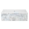 Shaker(TM) 33" Single Bowl Farmhouse Apron Front Fireclay Kitchen Sink With Patina Design, MS3318WHPTBS