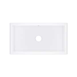 Shaker(TM) 33" Single Bowl Undermount Fireclay Kitchen Sink, MSUM3318WH