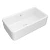 Lancaster(TM) 33" Single Bowl Farmhouse Apron Front Fireclay Kitchen Sink, RC3318WH