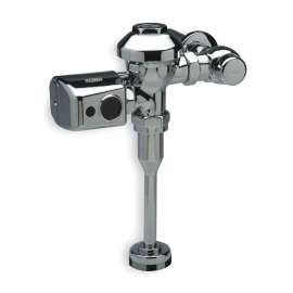 Automatic Flush Valve, Urinal Fixture Type, (4)AA Batteries, 3/4-in Inlet Size