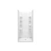 Store+ 72300100-0 Alcove Shower Kit 34-in L x 36-in W x 75.75-in H in White