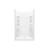 Store+ 72320100-0 Alcove Shower Kit 34-in L x 48-in W x 75.75-in H in White