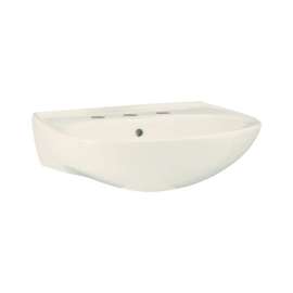 Sacramento Vitreous China Pedestal Basin in Biscuit