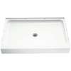 Ensemble 72121100-0 Shower Base 34-in L x 48-in W with Center Drain in White