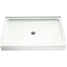 72121100 Ensemble Shower Base 34-in L x 48-in W with Center Drain