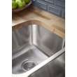 Stainless Steel Double Equal Kitchen Sink 32-in W x 18-in L in Luster