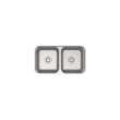 Stainless Steel Double Equal Kitchen Sink 32-in W x 18-in L in Luster
