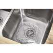 Stainless Steel Double Equal Kitchen Sink 32-in W x 18-in L in Luster