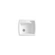 Latitude 995-0 Vikrell Single Bowl Kitchen Sink 25-in W x 22-in L in White