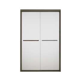 42.625-in to 47.625-in W x 70.0625-in H Frameless Sliding Shower Door