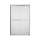 42.625-in to 47.625-in W x 70.0625-in H Frameless Sliding Shower Door in Nickel with Frosted Glass Pattern