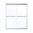 60-in x 36-in Shower Base, Walls and Door Kit, in White/Chrome with Clear Glass
