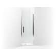 5699-33S-G05 Finesse Peak 33-in Max Opening X 67-in H Headerless Frameless Pivot Shower Door, Silver