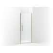 5699-34N-G03 Finesse Peak 34-1/2-in Max Opening X 67-in H Headerless Frameless Pivot Shower Door, Nickel