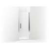 5699-34S-G03 Finesse Peak 34-1/2-in Max Opening X 67-in H Headerless Frameless Pivot Shower Door, Silver
