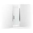 5699-34S-G03 Finesse Peak 34-1/2-in Max Opening X 67-in H Headerless Frameless Pivot Shower Door, Silver