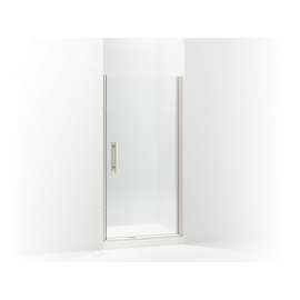 5699-36N-G05 Finesse Peak 36-in Max Opening X 67-in H Headerless Frameless Pivot Shower Door, Nickel