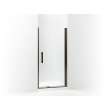 5699-39Adr-G03 Finesse Peak 39-in Max Opening X 67-in H Headerless Frameless Pivot Shower Door, Deep Bronze