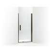 5699-39Adr-G05 Finesse Peak 39-in Max Opening X 67-in H Headerless Frameless Pivot Shower Door, Deep Bronze