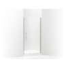 5699-39N-G03 Finesse Peak 39-in Max Opening X 67-in H Headerless Frameless Pivot Shower Door, Nickel