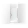 5699-42S-G03 Finesse Peak 42-in Max Opening X 67-in H Headerless Frameless Pivot Shower Door, Silver