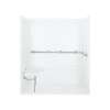 Alcove Shower Kit 39.375-in L x 63.25-in W x 73.25-in H in White