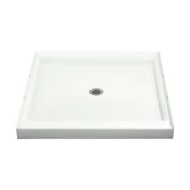 Ensemble Vikrell 42-In X 42-In Shower Base With Center Drain