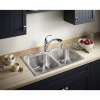 Southhaven 33-in. Double Bowl Drop-in 18 Gauge Stainless Steel Kitchen Sink