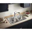 Southhaven 33-in. Double Bowl Drop-in 18 Gauge Stainless Steel Kitchen Sink