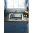 Middleton 25-in. Single Bowl Drop-in 20 Gauge Stainless Steel Kitchen Sink - In Multiple Configurations
