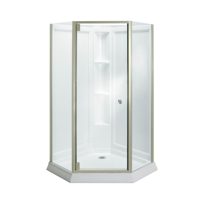 Sterling Vikrell 42 In X 78 25 Corner Shower Wall Base And Sterling Vikrell 42 In X 78 25 Corner Shower Wall Base And