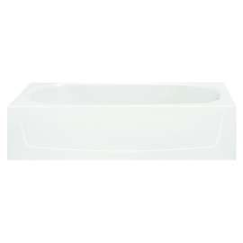 71041122-LNR Performa 60-in L x 29-in W Oval In Rectangle Skirted Bathtub with Right-Hand Drain in White