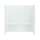 60-in L x 30.25-in W. x 60.25-in H 3-piece Direct-to-Stud Tub Wall Set with Backer in White