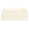 Ensemble 71101110-LNR-96 60-in L x 36-in W Oval In Rectangle Skirted Bathtub with Left-Hand Drain in Biscuit