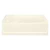 60-in L x 36-in W Oval In Rectangle Skirted Bathtub with Right-Hand Drain in Biscuit